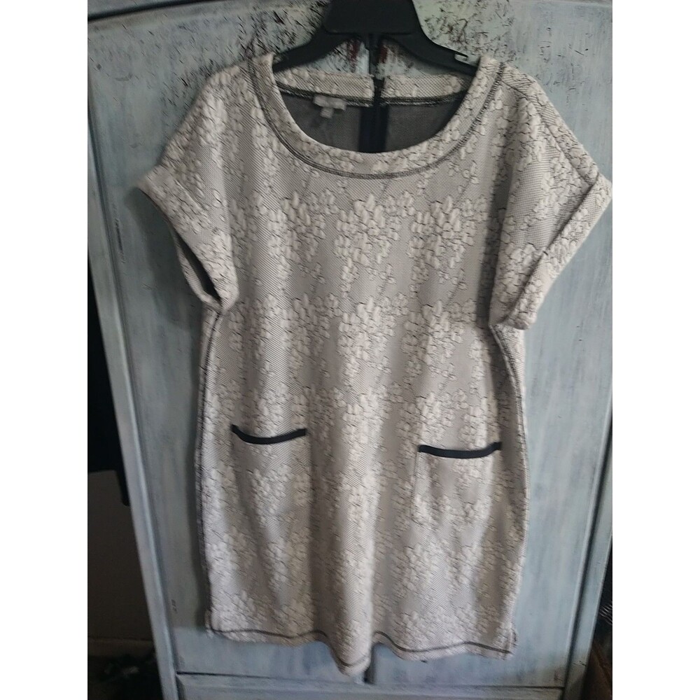 Talbots gray pocket Dress Xlp Nwt Boho Cottage Core